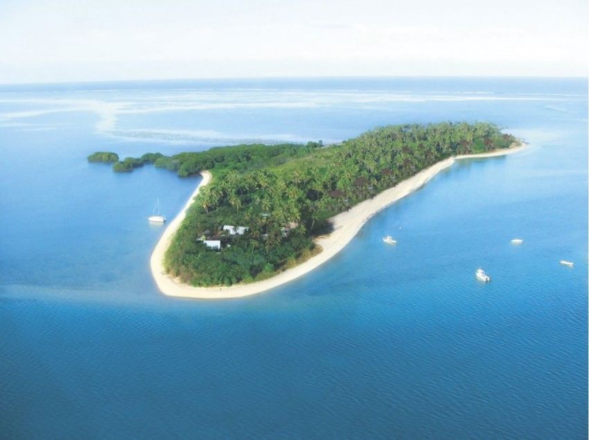 Pulau Robin Crusoe dari udara
