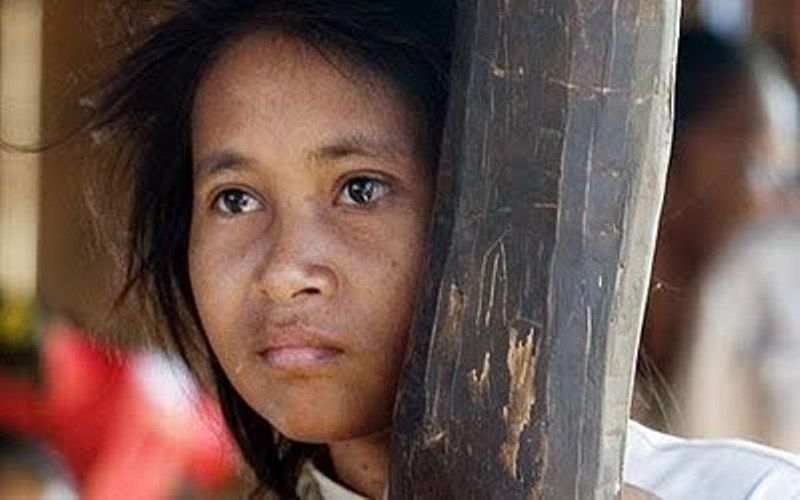 gadis hutan di kamboja