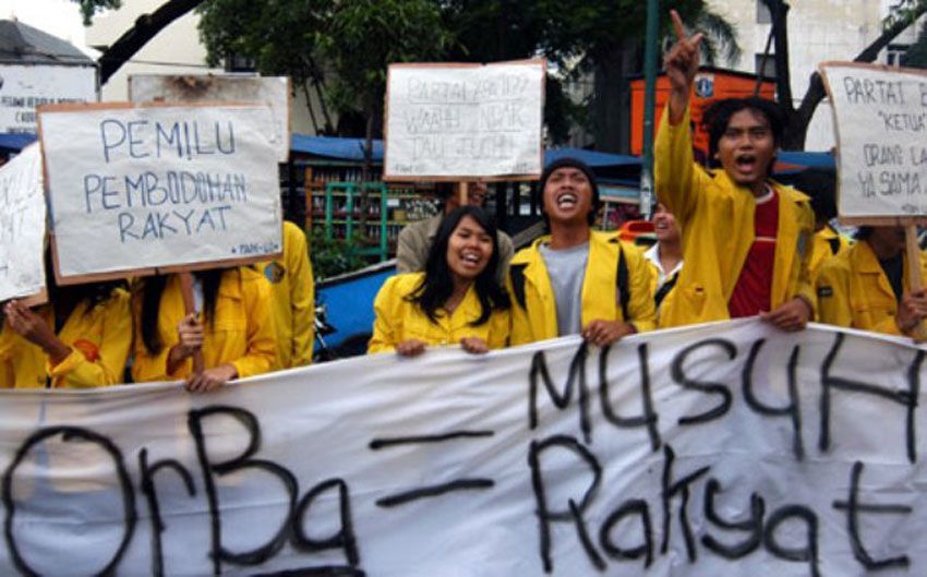 Pemilu Orba adalah pembodohan rakyat