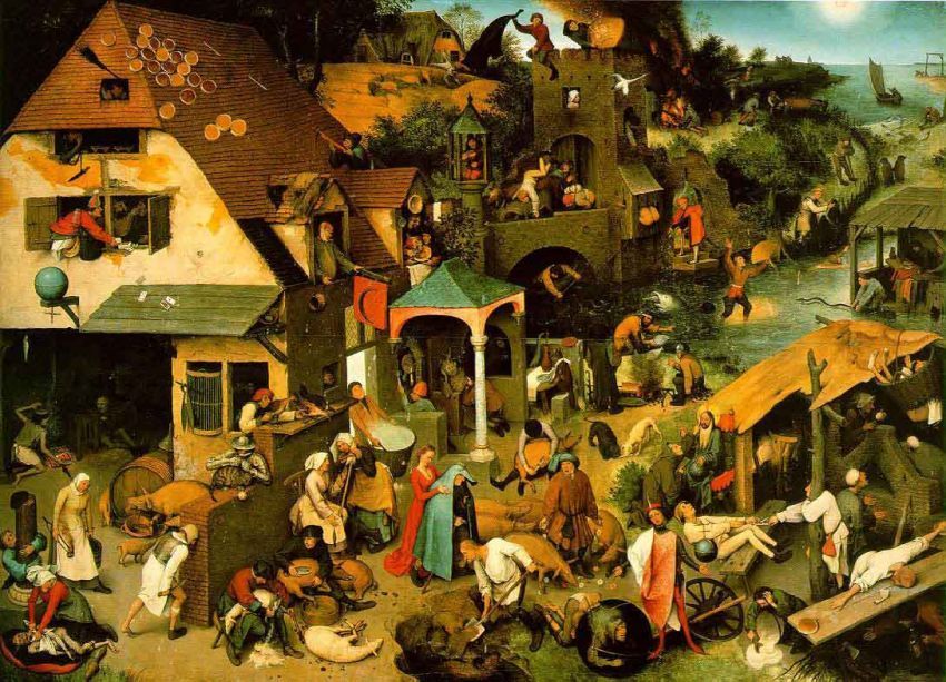 Pieter Bruegel the Elder, 'Netherlandish Proverbs'