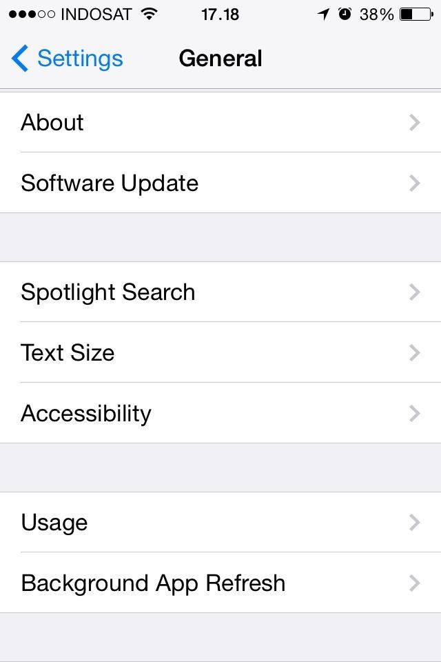 Tap "Background App Refresh"