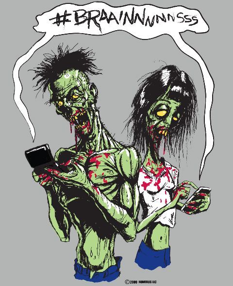 Keseringan nunduk, kamu jadi kayak zombi