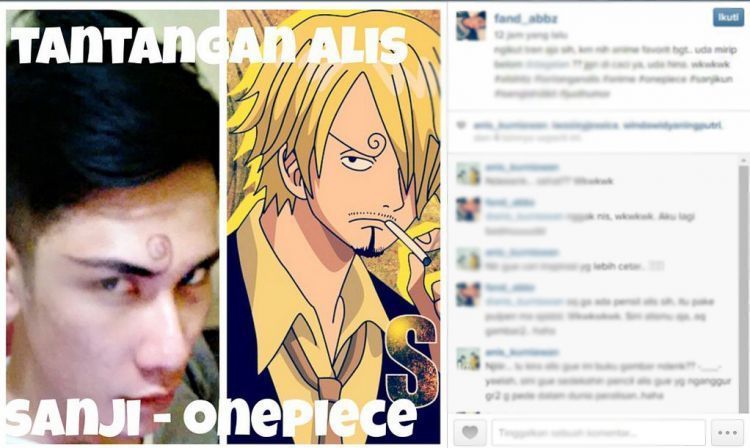 mirip tokoh anime