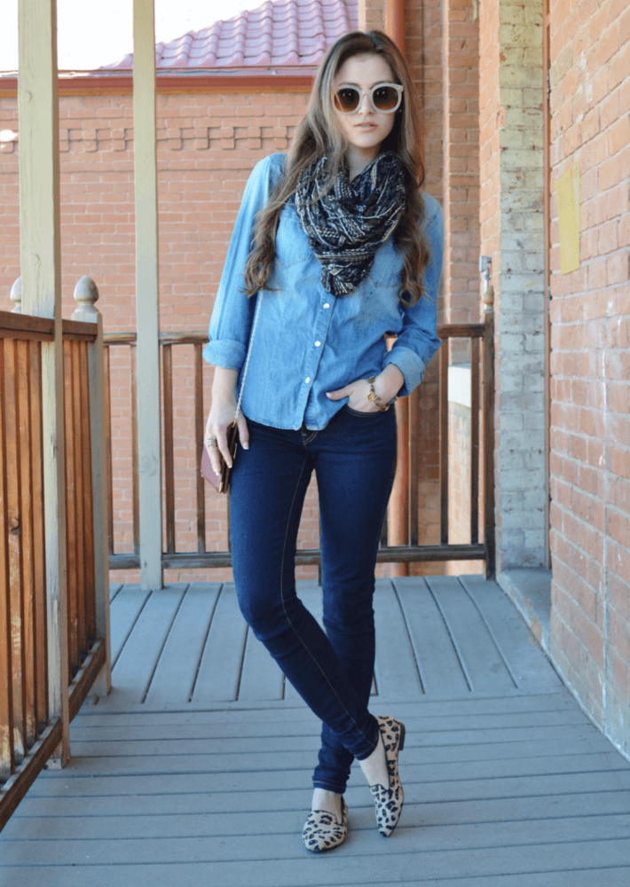 gaya dengan denim