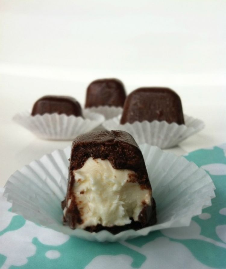 Resep ice cube cheesecake coklat