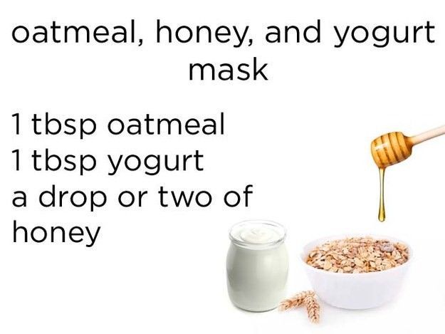 Masker dari oatmeal, yoghurt, dan madu