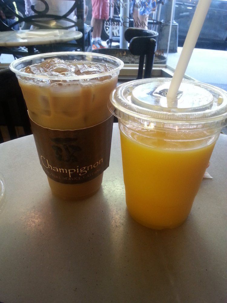 Es kopi + es jeruk