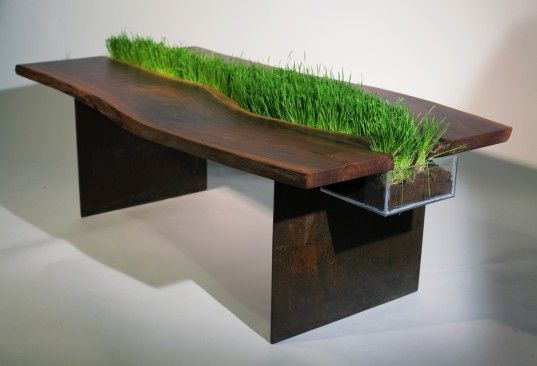 Green table