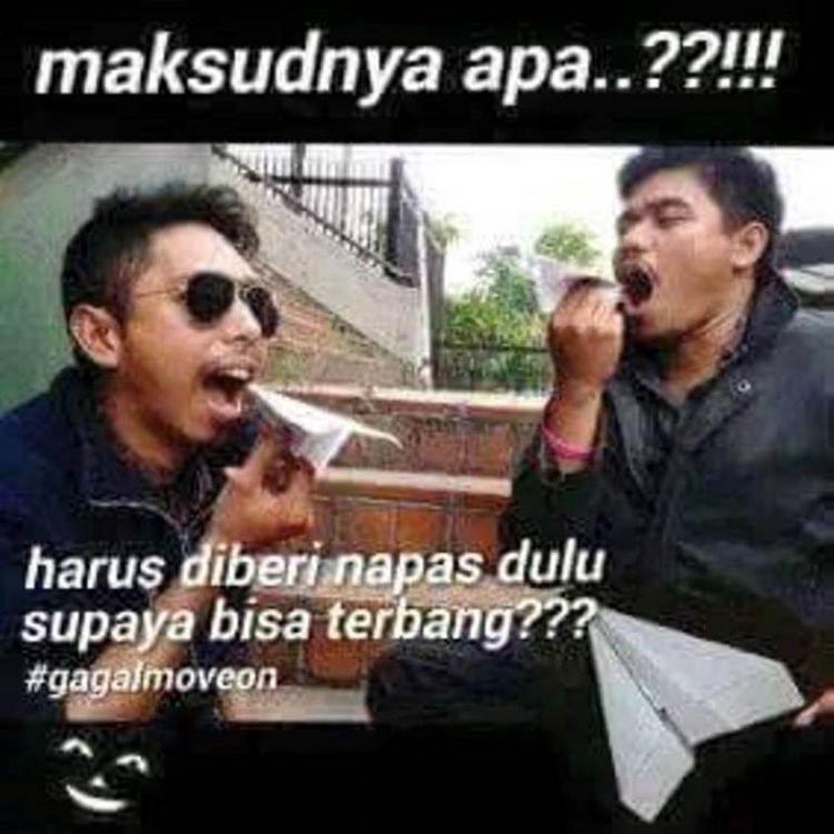 Entah kenapa harus ditiup biar jalan