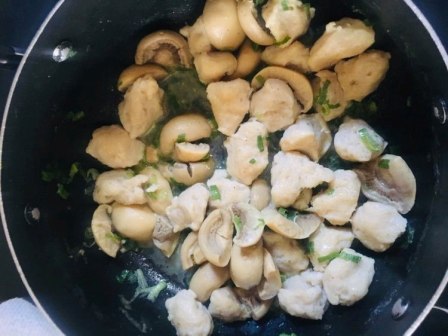 Bakso Udang Cah Jamur