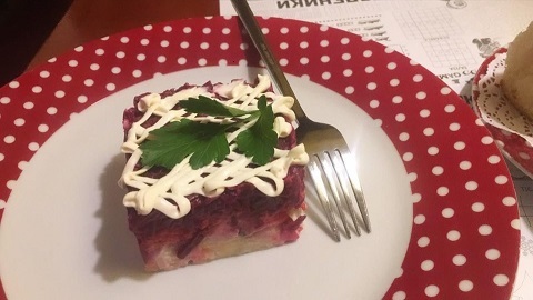 Russian Classic Herring Under a Fur Coat