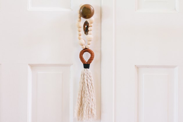 Gantungan handle pintu boho rumbai