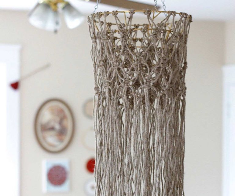 Hiasan lampu boho