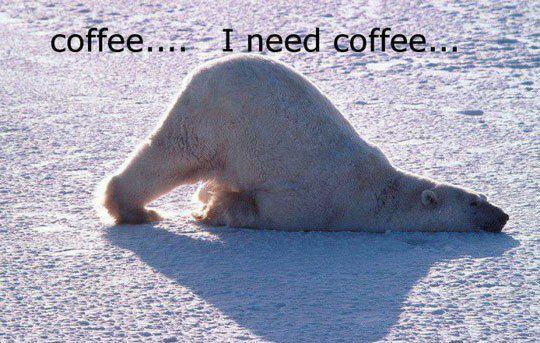 I need coffee