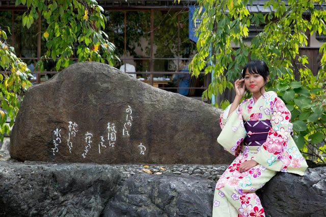 Memakai Kimono di Kyoto