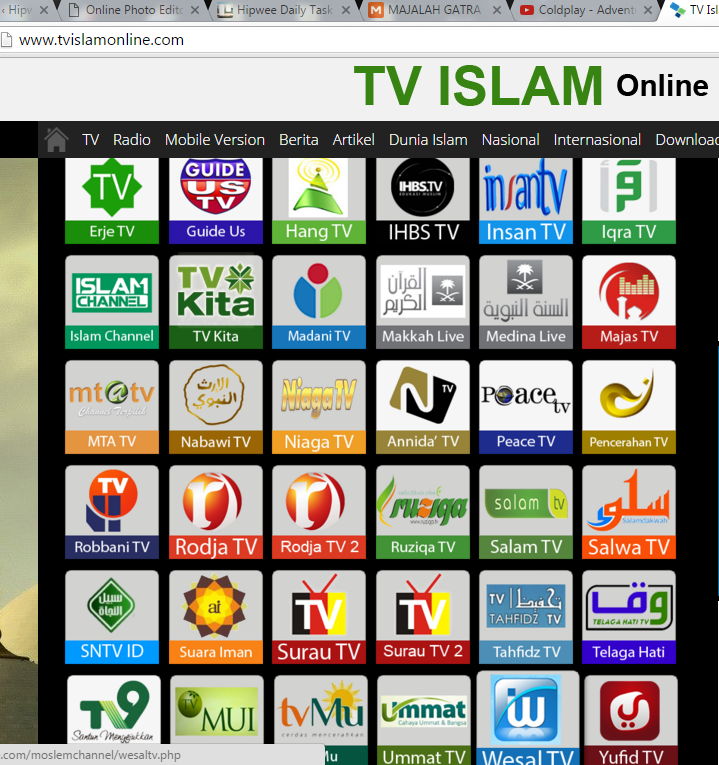TV islam online penyejuk hati.