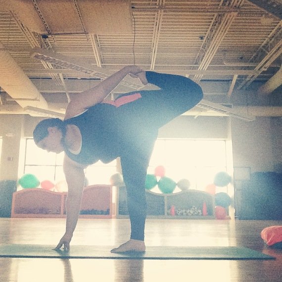 Rachel, instruktur yoga penuh semangat