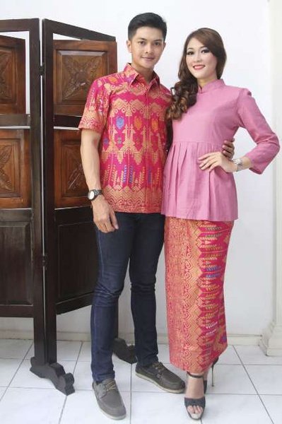kain songket, khas Indonesia