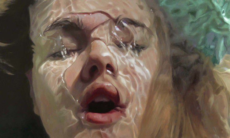 Receive, 82"x48", oil on canvas, 2016