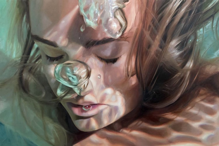 Intention, 40"x60", oil on canvas, 2016.
