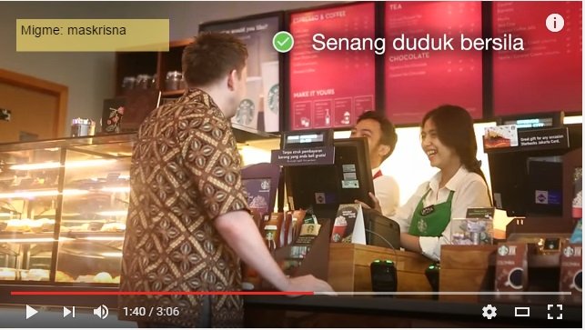 "duduknya gak bisa bersila ya?" lagi-lagi para baristanya cuma bisa senyum aja XD