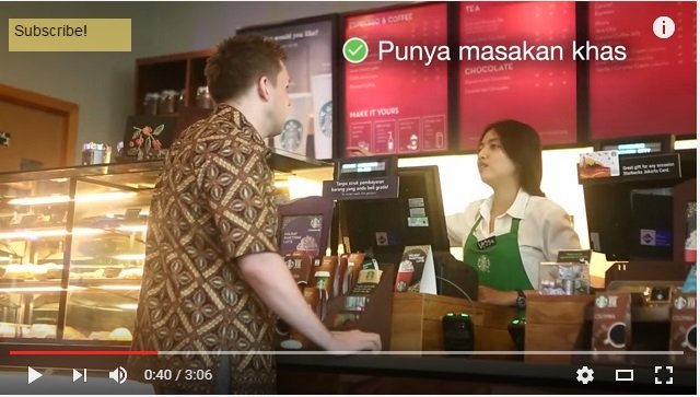 "di sini masakan khasnya apa?" XD