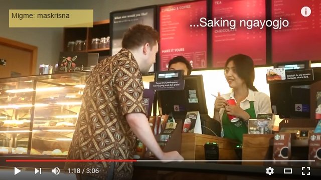 "saking ngayogjo" nulisnya sambil senyum-senyum ;))))