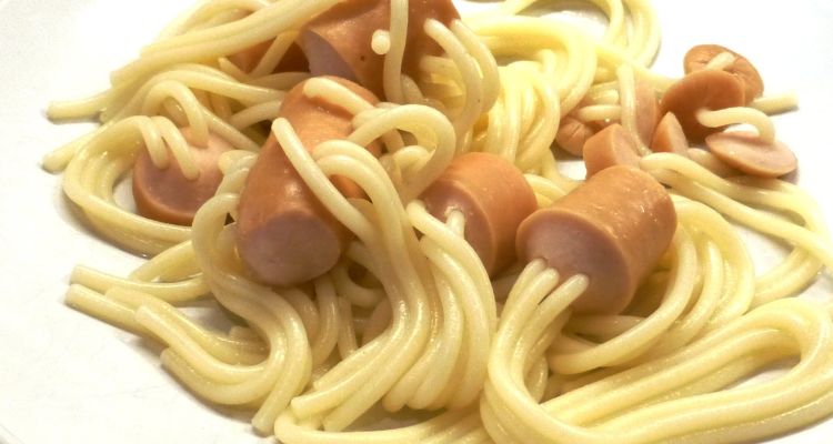 spaghetti sausage~~~