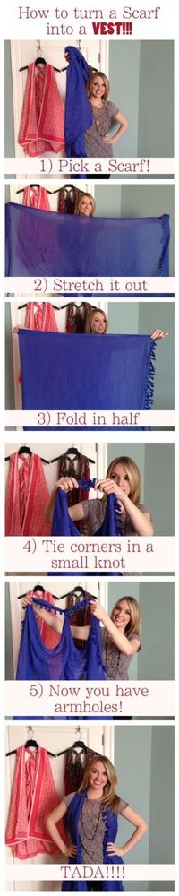 vest dari scarf