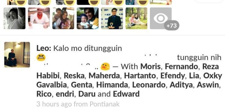 Cuma kamu yang nggak di-tag.