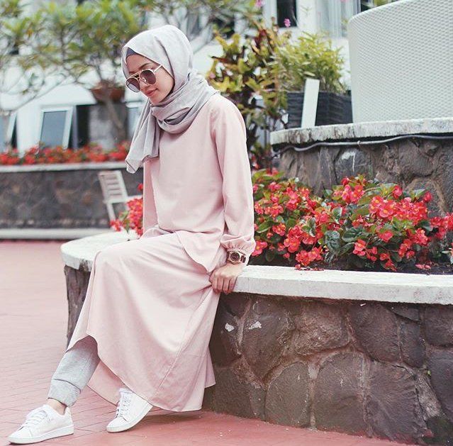 how to style midi dress for hijab