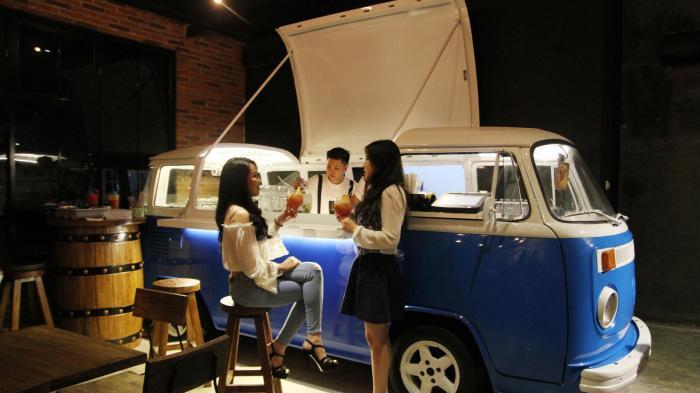 tidak perlu membawa properti, cukup dengan VW Combi