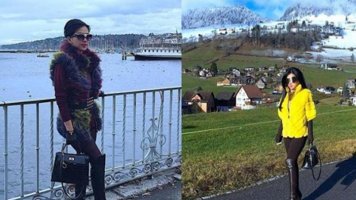 Hm Syahrini jalanjalan terus ih