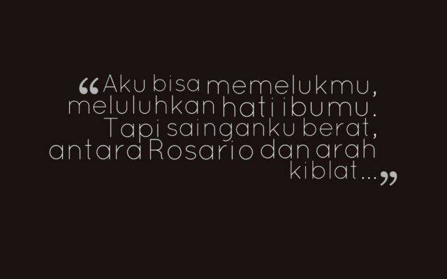 Kalau Berani, Baca 15 Quotes Tentang Hubungan Beda Agama ...