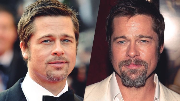goatee ala Brad Pitt