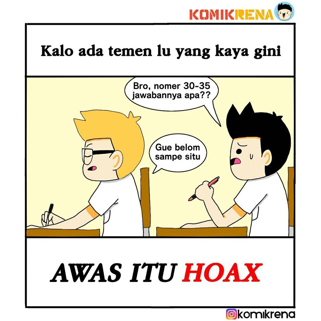 Kumpulan Meme Lucu #AwasItuHoax, Lumayan Nih Buat Menyindir Para Mantan
