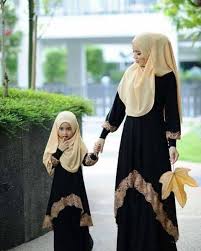 Baju Couple Muslim Ibu & Anak Model Terbaru Cantik & Modern