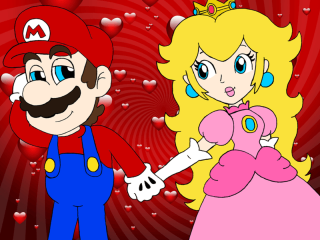 Mario dan Princess Peach