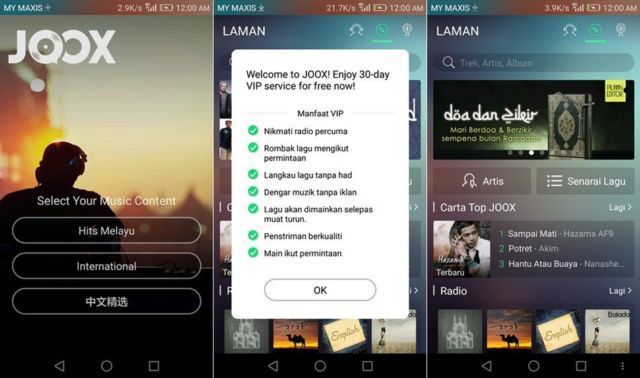 Aplikasi streaming musik paling populer?