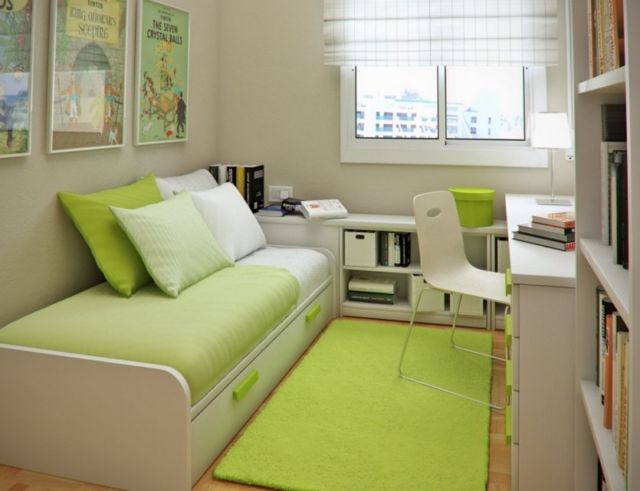 Desain interior kamar kost sederhana