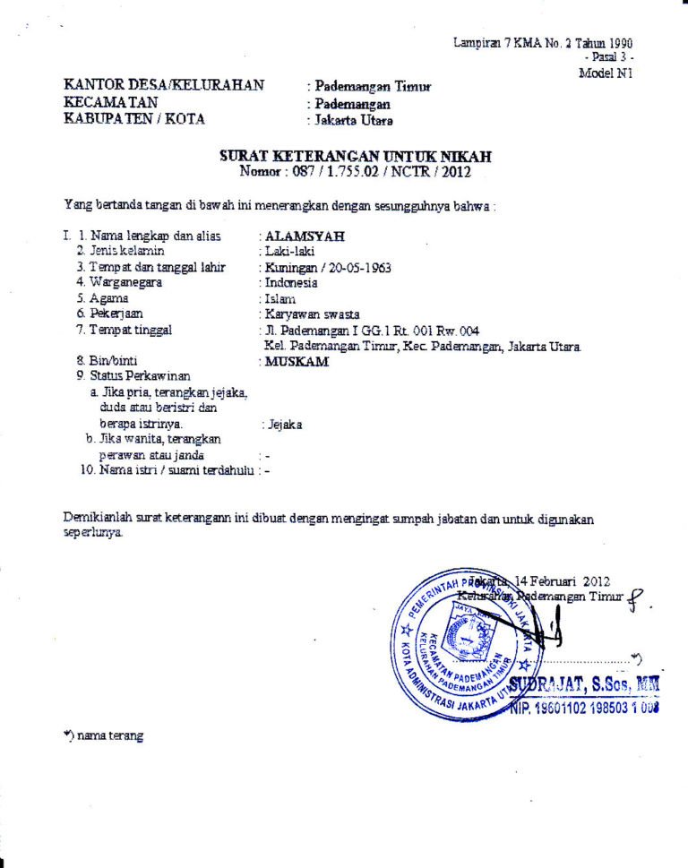 4 Alur untuk Urus Surat Numpang Nikah. Jangan Malas Baca, Apalagi Kalau