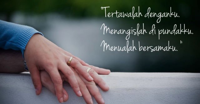 Caption Romantis Pegangan Tangan - Nusagates