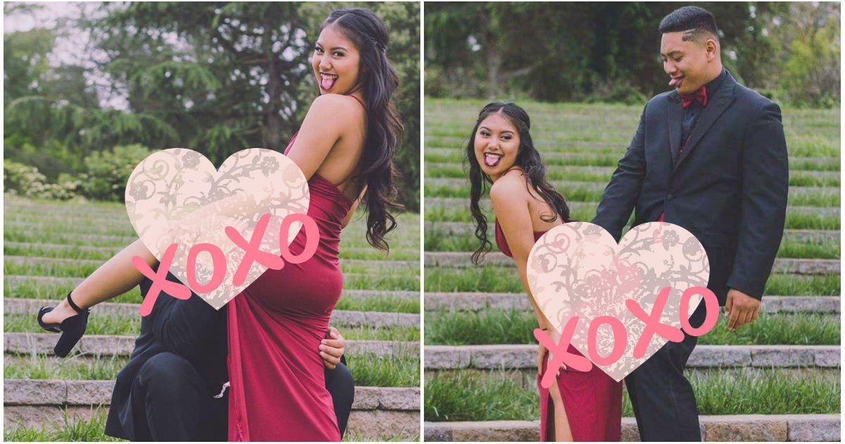 Pasangan Ini Bikin Foto PreWedding dengan Pose Tidak