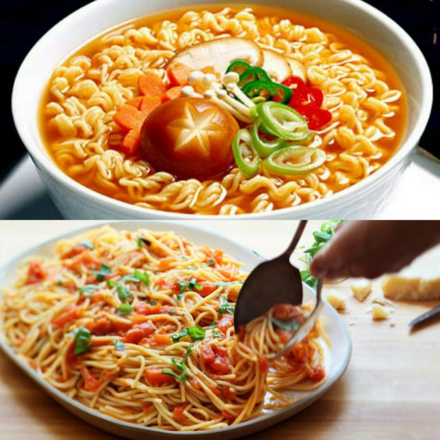 Mie atau Spaghetti