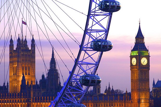 Big Ben dan London Eye