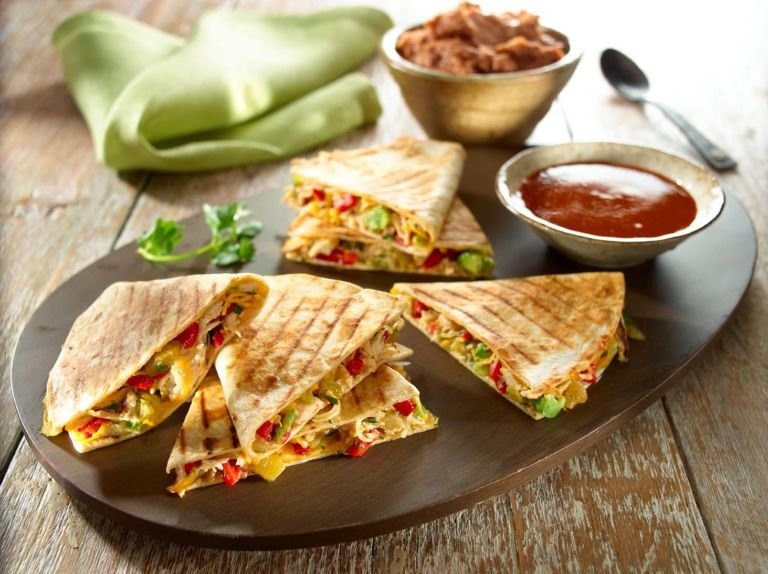 Кесадилья С Курицей И Сыром Фото