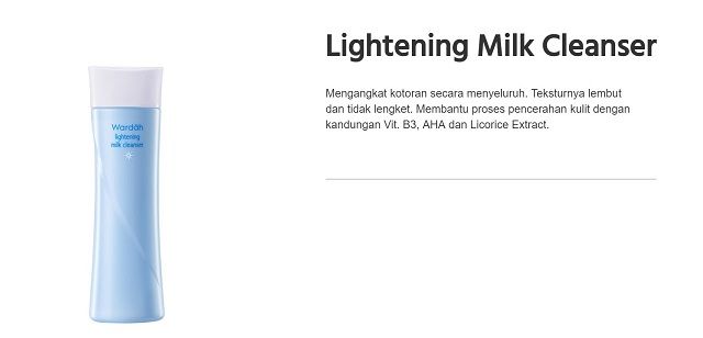 Wardah Lightening Milk Cleanser