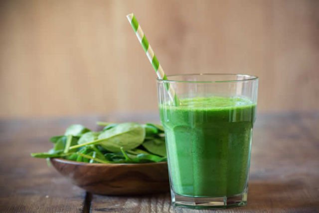 jus hijau dari buah dan sayuran