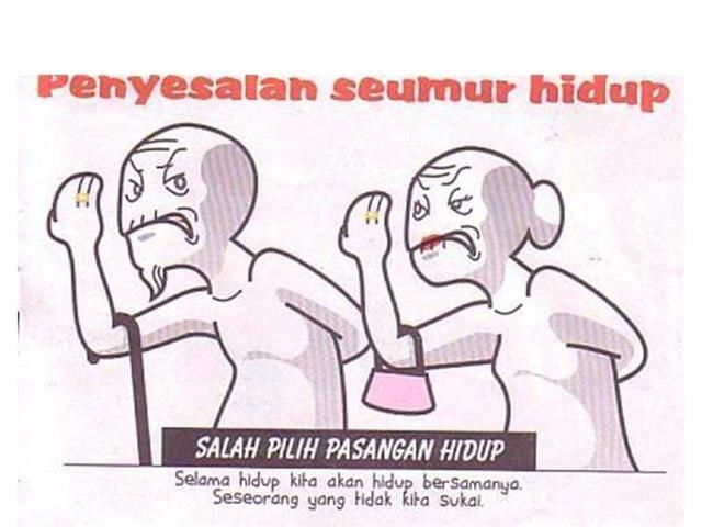Salah pilih pasangan hidup? Hiii..engga mau ah..