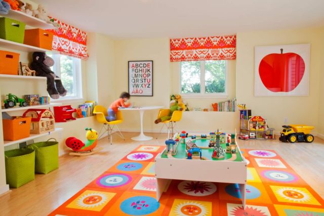 Bright playroom